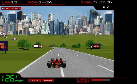 Online hra Formula Racer